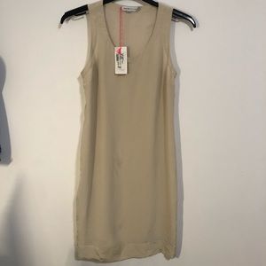 See By Chloe Creme Silk Dress